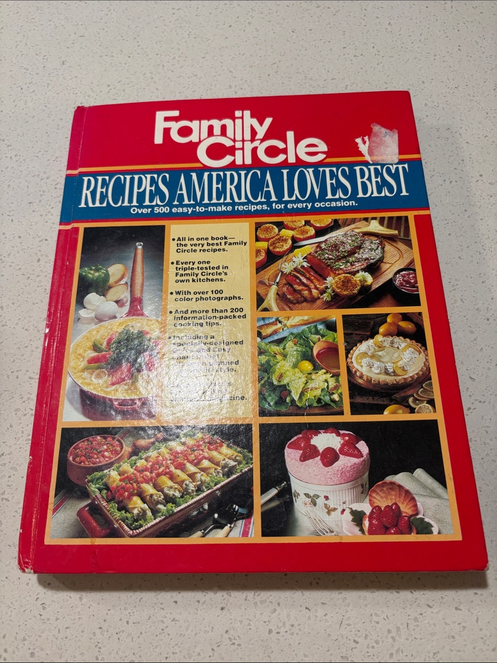 Recipes America Loves Best Cookbook - Red Cover